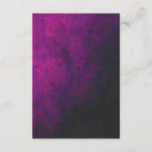 Over het Baby shower van de maan Advieskaart (Achterkant)