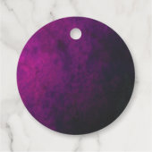 Over het Baby shower van de maan Bedankjes Labels (Achterkant)