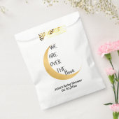 Over het Baby shower van de maan Bedankzakje (Gezegeld)