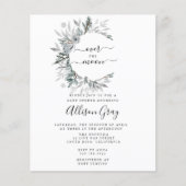 Over het Baby shower van de maan | Begrotingsbroch Flyer (Voorkant)