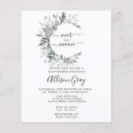 Over het Baby shower van de maan | Begrotingsbroch Flyer