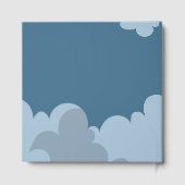 Over het Baby shower van de maan Gastenboek (Achterkant)