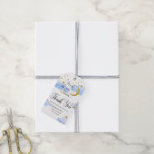 Over het Baby shower van de maan Gift Labels Cadeaulabel (Met Touw)