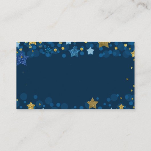 Over het Baby shower van de maan hoeveel Snoepjes  Informatiekaartje (Achterkant)