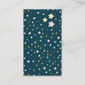 Over het Baby shower van de maan Informatiekaartje (Achterkant)