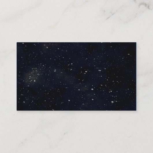 Over het Baby shower van de maan Informatiekaartje (Achterkant)