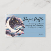 Over het Baby shower van de maan Informatiekaartje (Voorkant)