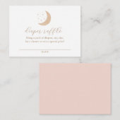 Over het Baby shower van de maan Informatiekaartje (Voorkant / Achterkant)