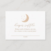 Over het Baby shower van de maan Informatiekaartje (Voorkant)