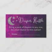 Over het Baby shower van de maan Informatiekaartje (Voorkant)