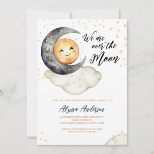 Over het Baby shower van de maan Kaart