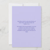 Over het Baby shower van de maan Kaart (Achterkant)