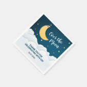 Over het Baby shower van de maan Servet (Hoek)