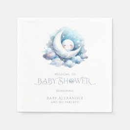 Over het Baby shower van de maan Servet
