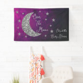 Over het Baby shower van de maan Spandoek (Insitu)