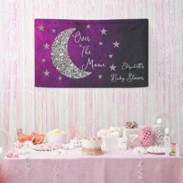 Over het Baby shower van de maan Spandoek