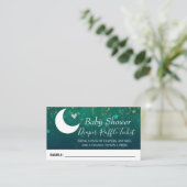 Over het Baby shower van de maan Visitekaartje (Staand voorkant)
