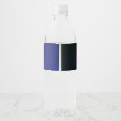 Over het Baby shower van de maan Waterfles Etiket (Achterkant)