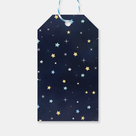 Over het Baby shower van de Mon Elephant Cadeaulabel (Achterkant)