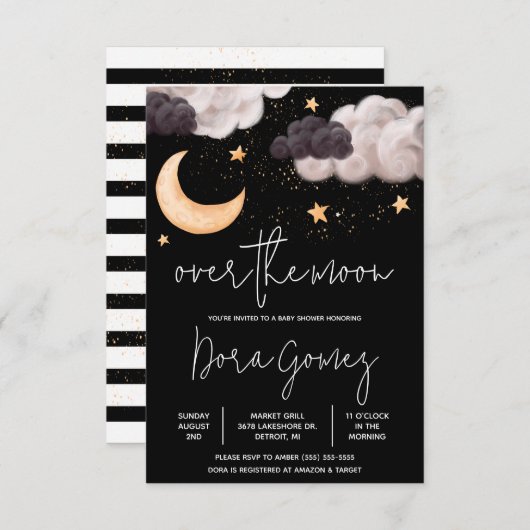 Over het Baby shower van de Mon Nighttime Sky Kaart