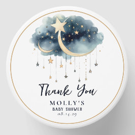 Over het Baby shower van de Moon Gold Stars
