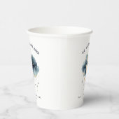 Over het Baby shower van de Moon Gold Stars Papieren Bekers (Rechts)