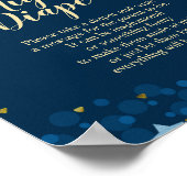 Over het Baby shower van de motormarine laat-nacht Poster (Hoek)