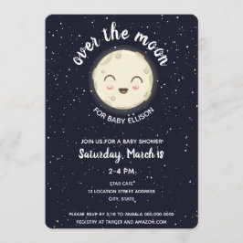Over het Baby shower van de zeemacht van het Moon Kaart