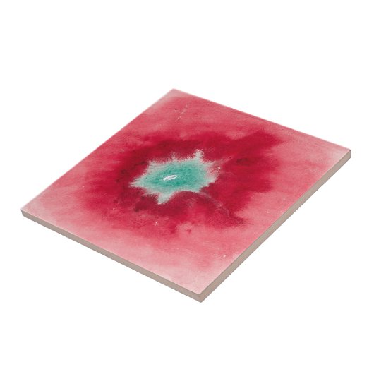 Over het bekijken van bloemen en bomen, 1920 door  tegeltje (Zijkant)