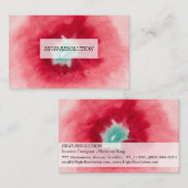 Over het bekijken van bloemen en bomen, 1920 door  visitekaartje (Voorkant / Achterkant)