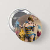 Over het beste patriotticum ronde button 5,7 cm (Voorkant /achterkant)