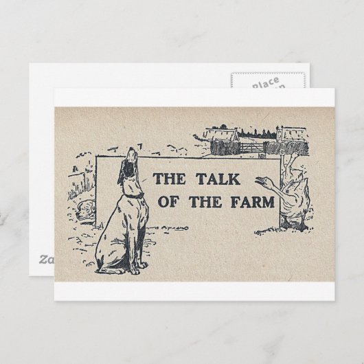 Over het Boerderij Briefkaart (Voorkant / Achterkant)