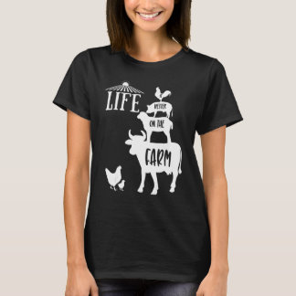 over het Boerderij op de Boerderij T-shirt