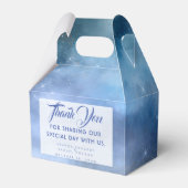 Over het Cloud Nine Wedding Bedankdoosjes (Voorkant Zijde)