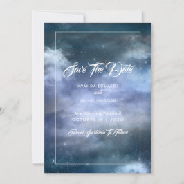 Over het Cloud Nine Wedding Save The Date
