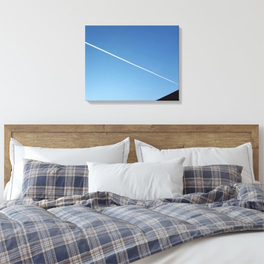 over het dak canvas afdruk (Insitu (Slaapkamer))