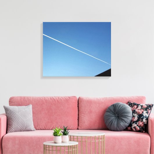 over het dak canvas afdruk (Insitu (Woonkamer))