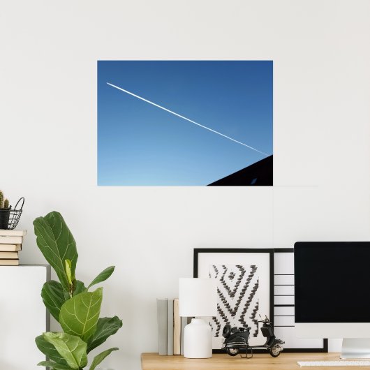 over het dak poster (Thuiskantoor)