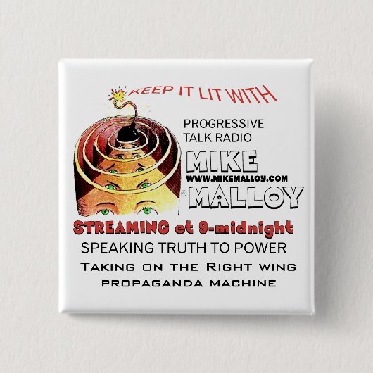 OVER HET EXPLOTEREN VAN TRUTHSEEKER VIERKANTE BUTTON 5,1 CM (Voorkant)