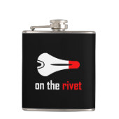 Over het fietsen van de rivet heupfles (Voorkant)