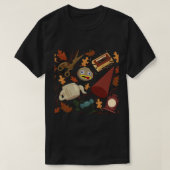 Over het Garden Muurpatroon T-shirt (Design voorkant)