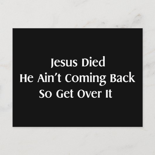 Over het geheel genomen briefkaart (Voorkant)