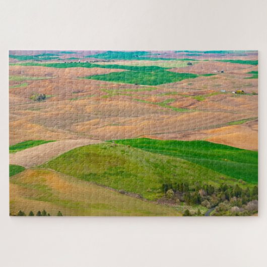 Over het geverfde paleis van Steptoe Butte Hard Legpuzzel (Horizontaal)
