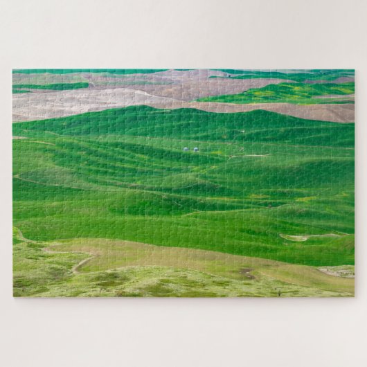 Over het groene paleis van Steptoe Butte Hard Legpuzzel (Horizontaal)