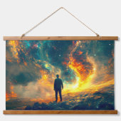 Over het heelal hangend wandkleed (Voorkant)