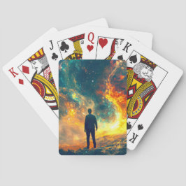 Over het heelal pokerkaarten