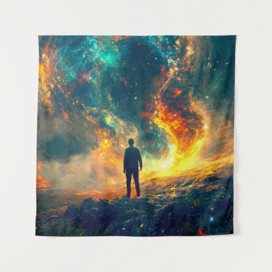 Over het heelal wandkleed (Voorkant)