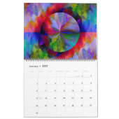 Over het hele universum Abstracte kunst Kalender (Jan 2027)