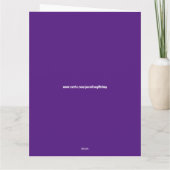 OVER HET HILL FUNNY BIRTHDAY JOKE Wenskaart Kaart (Achterkant)