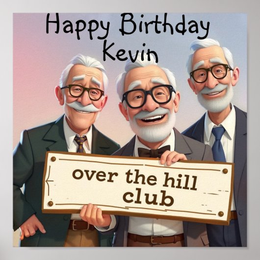 Over het Hill Poster (Voorkant)